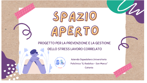 Spazio Aperto è un progetto aziendale che offre ai dipendenti strumenti concreti per la gestione dello stress.
